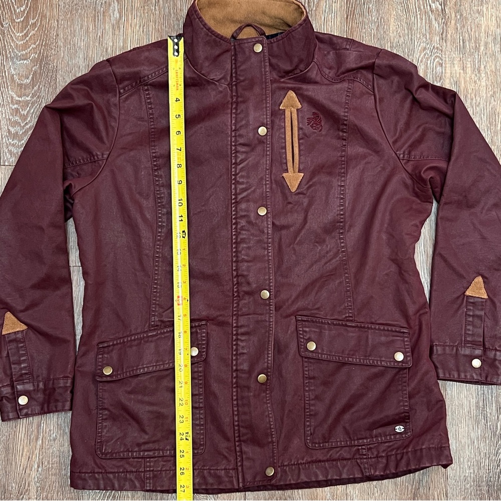 Legendary Whitetails Women’s Saddle Country Shirt Jacket - Maroon/Tan - Large - Picture 7 of 11